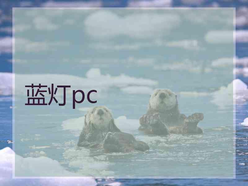 蓝灯pc