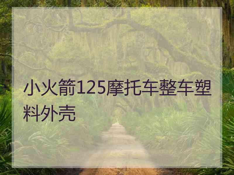 小火箭125摩托车整车塑料外壳