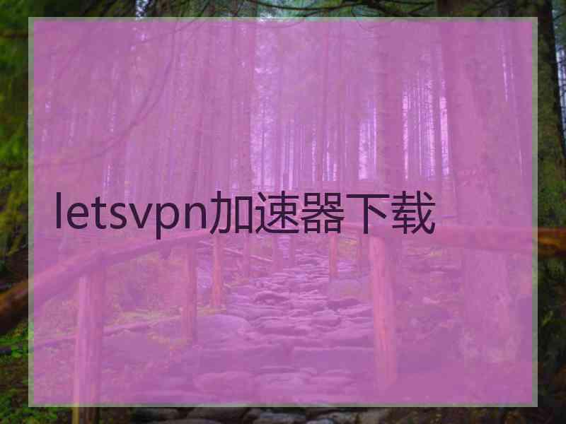 letsvpn加速器下载