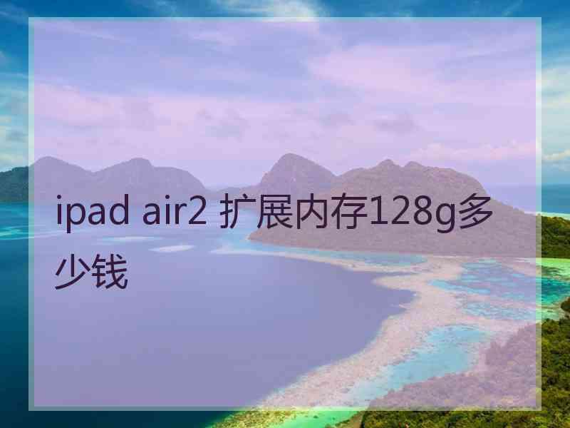 ipad air2 扩展内存128g多少钱