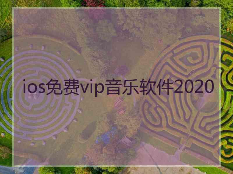 ios免费vip音乐软件2020