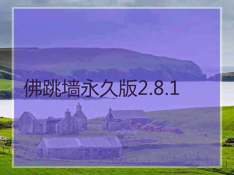 佛跳墙永久版2.8.1