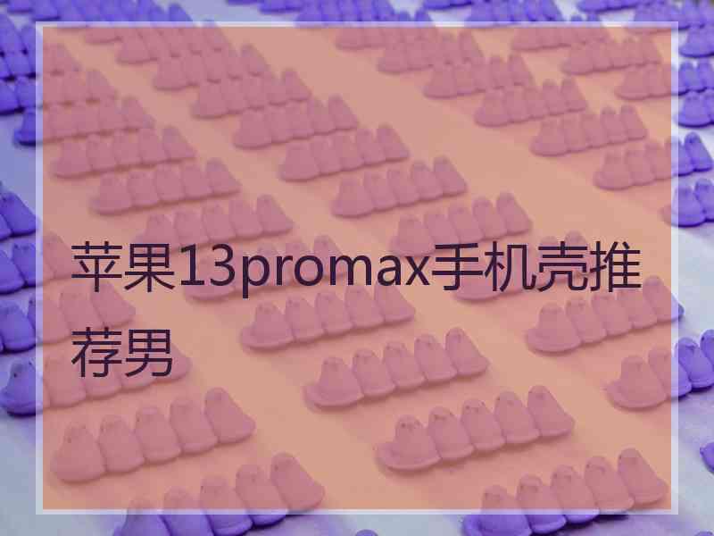 苹果13promax手机壳推荐男