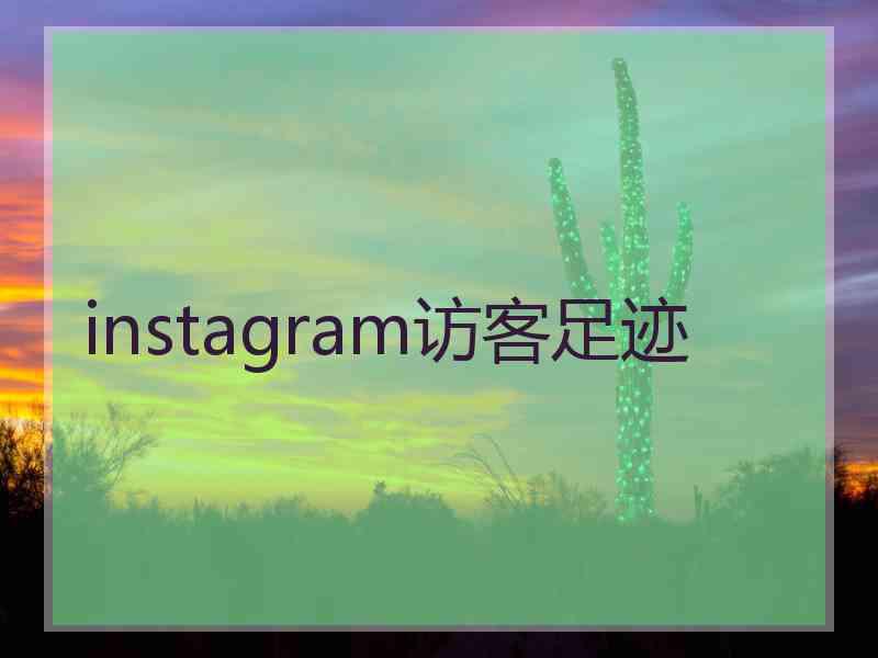 instagram访客足迹