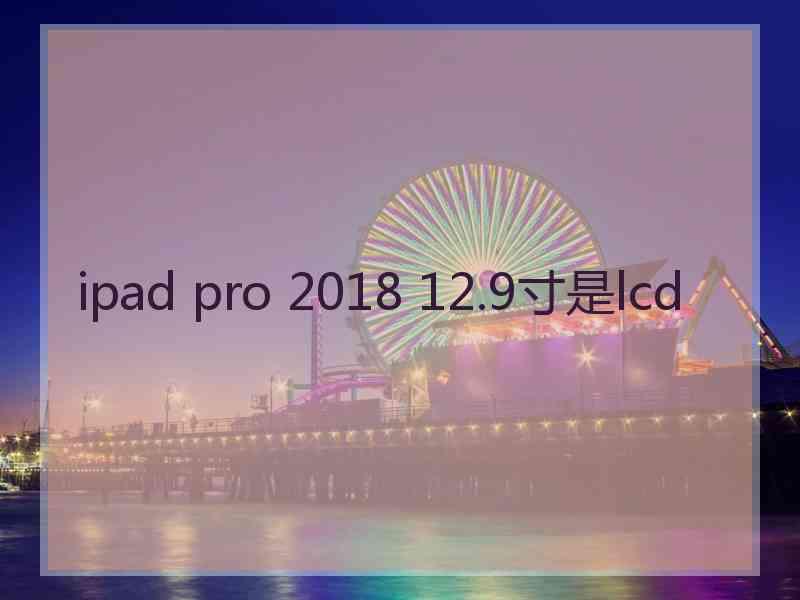 ipad pro 2018 12.9寸是lcd