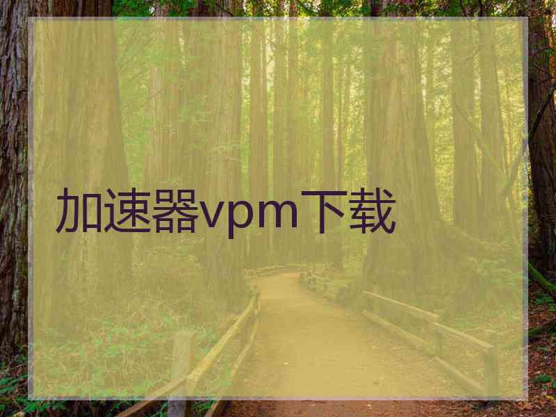 加速器vpm下载