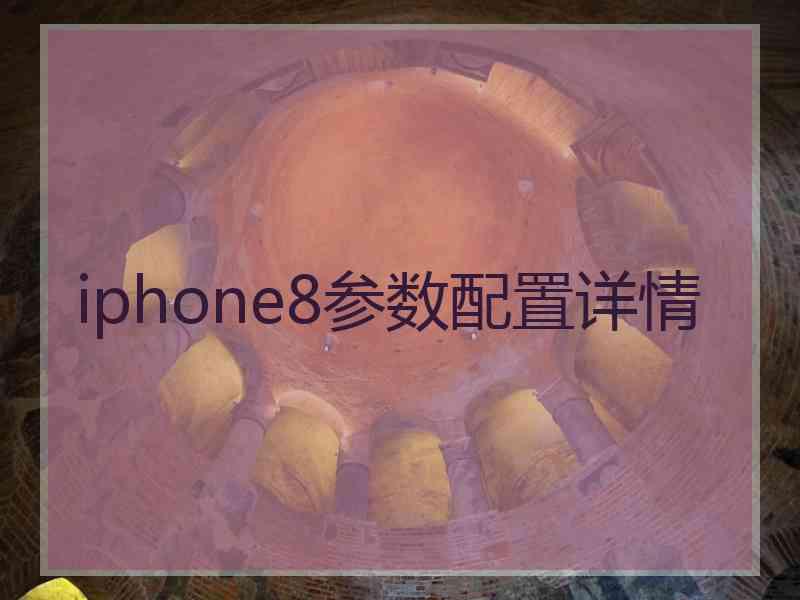 iphone8参数配置详情