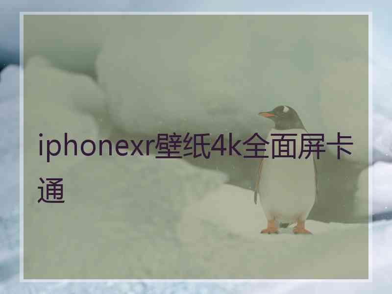 iphonexr壁纸4k全面屏卡通