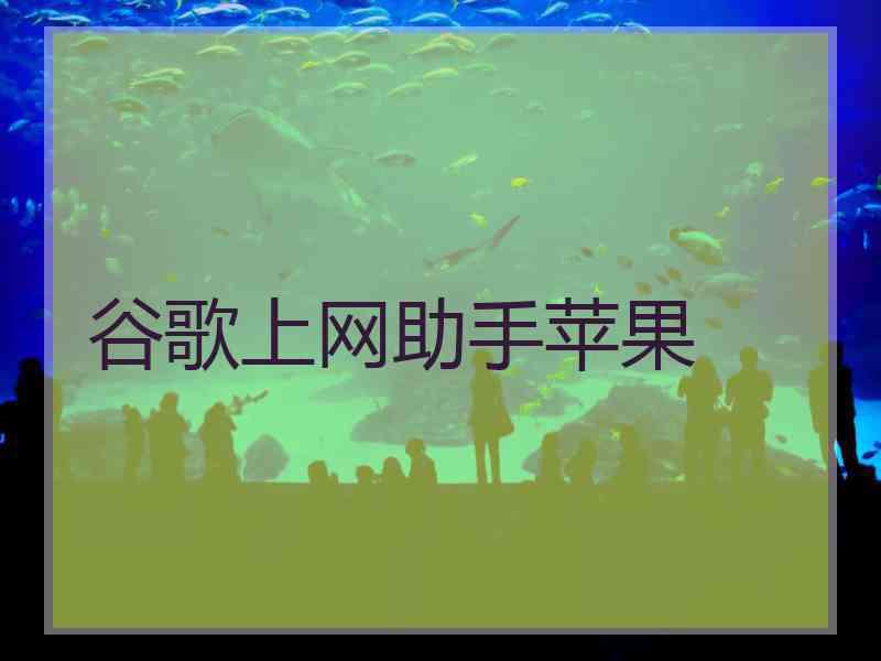 谷歌上网助手苹果