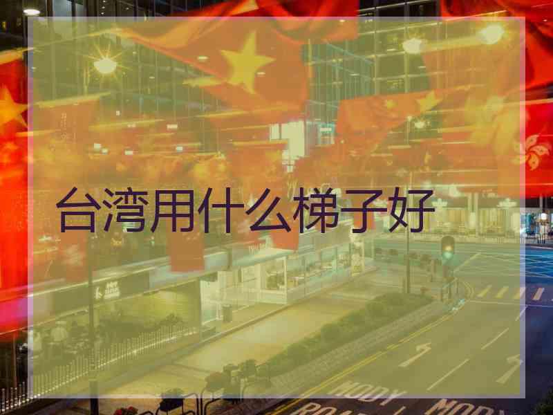 台湾用什么梯子好