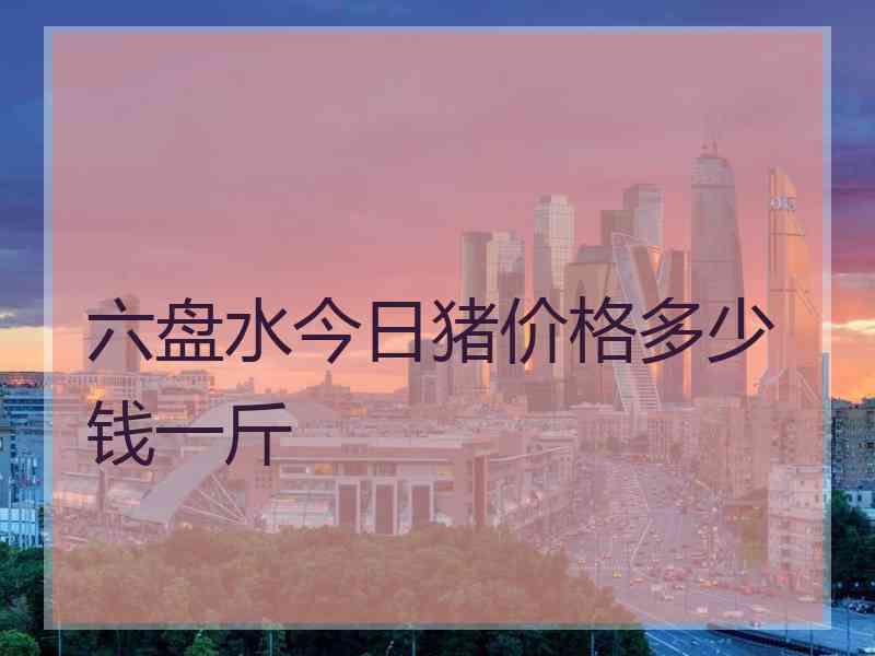 六盘水今日猪价格多少钱一斤