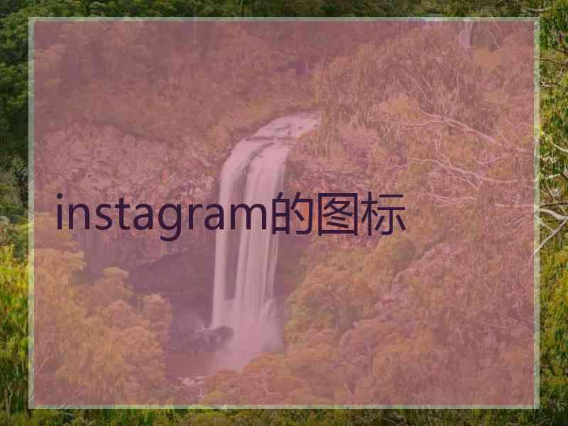 instagram的图标