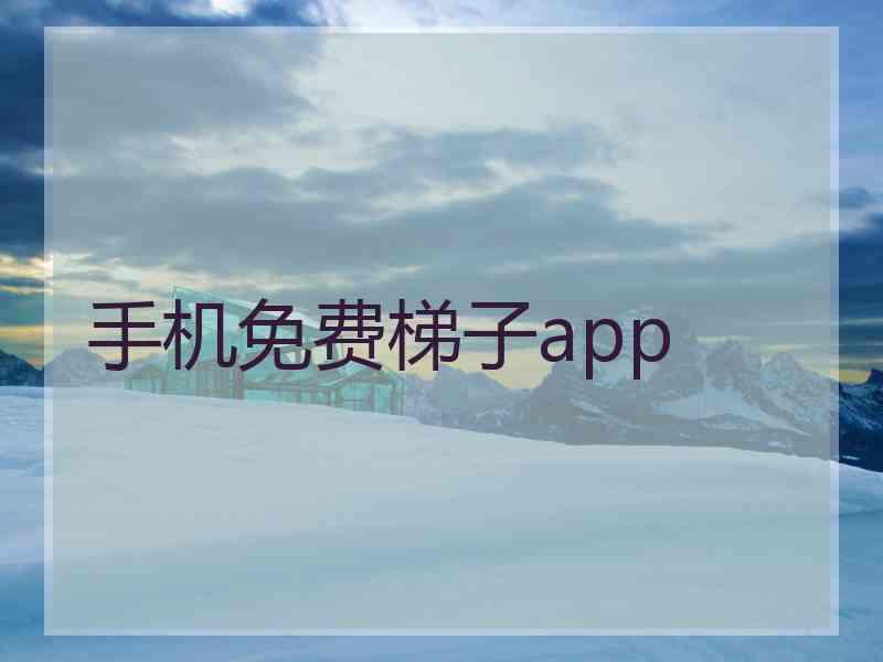 手机免费梯子app