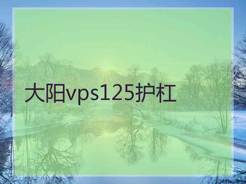 大阳vps125护杠