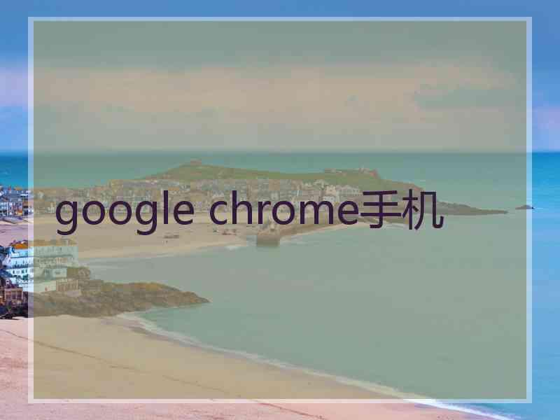 google chrome手机