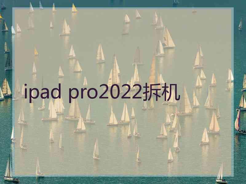 ipad pro2022拆机