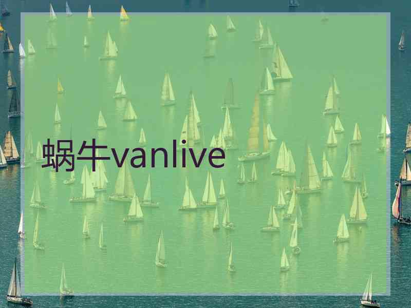 蜗牛vanlive