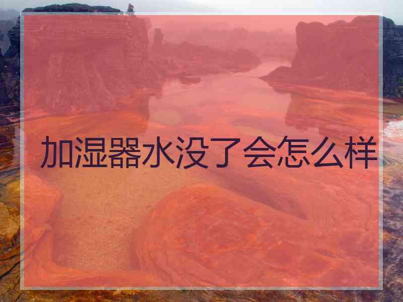 加湿器水没了会怎么样