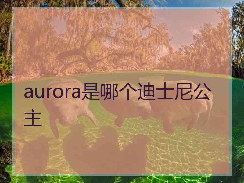 aurora是哪个迪士尼公主