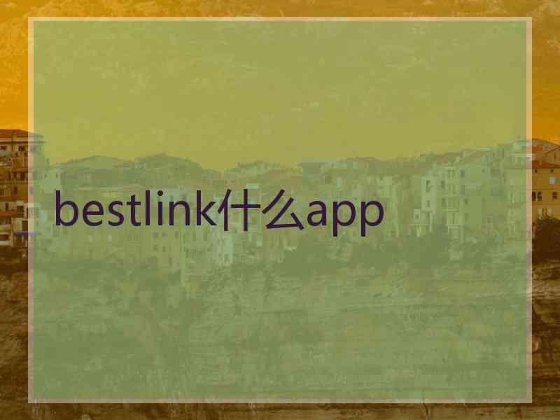 bestlink什么app