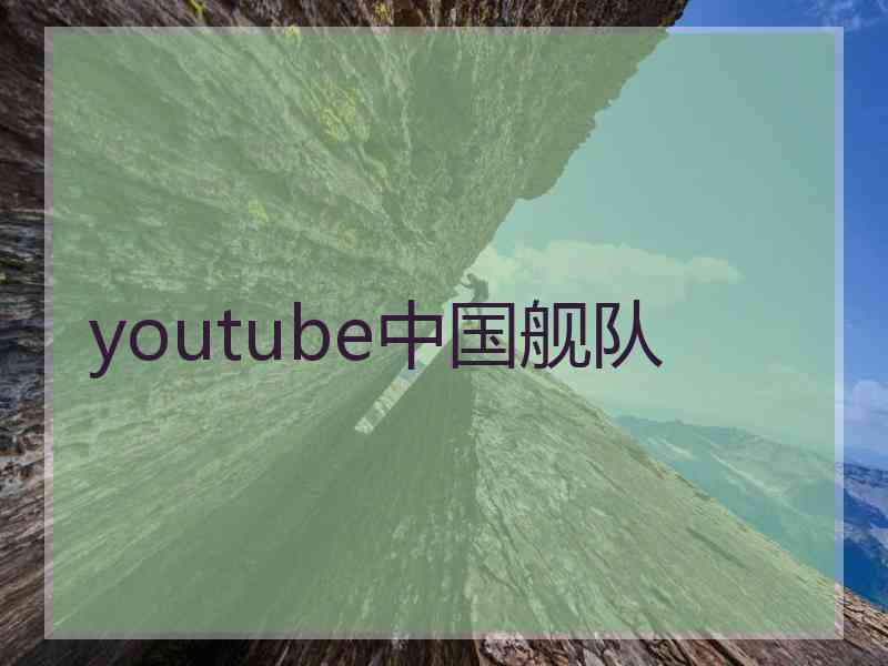 youtube中国舰队