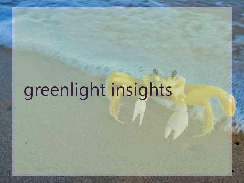 greenlight insights