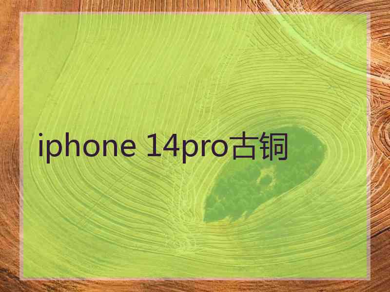 iphone 14pro古铜