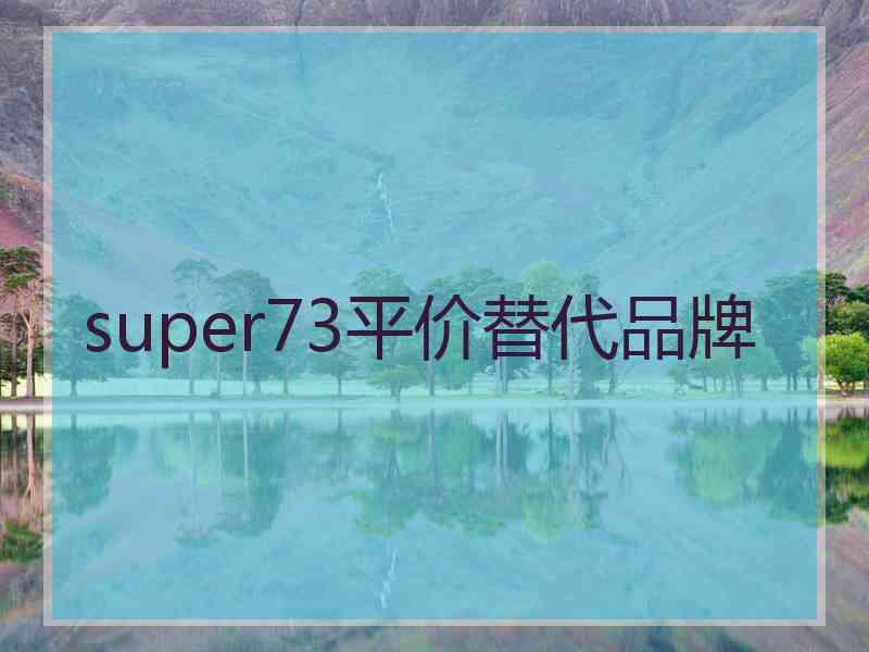 super73平价替代品牌