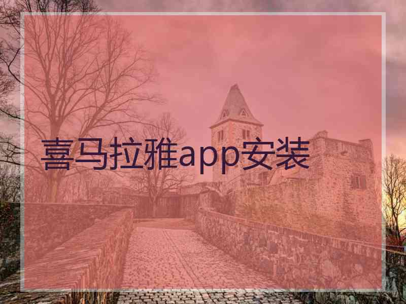 喜马拉雅app安装