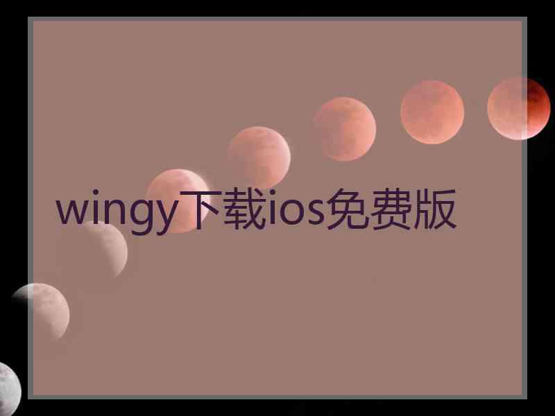 wingy下载ios免费版