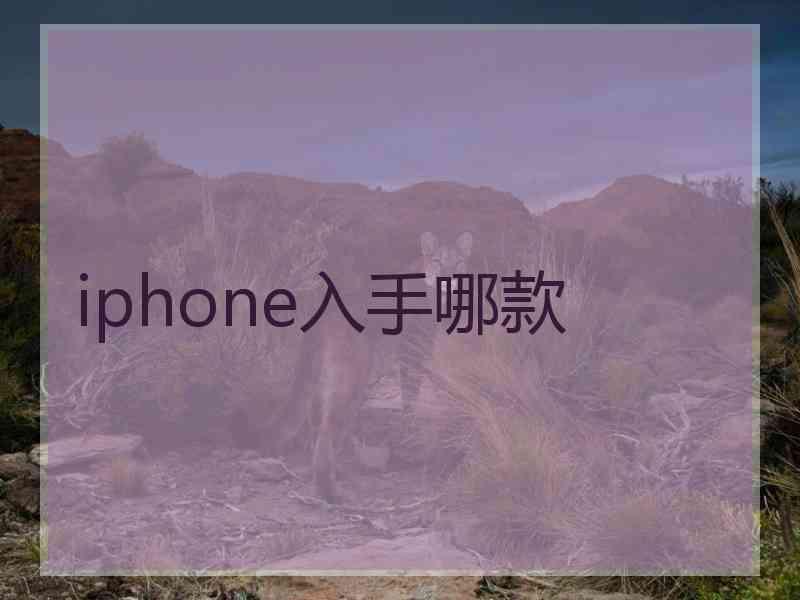 iphone入手哪款