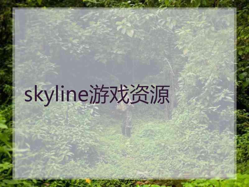 skyline游戏资源