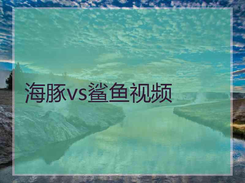 海豚vs鲨鱼视频