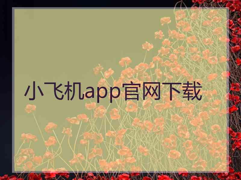 小飞机app官网下载