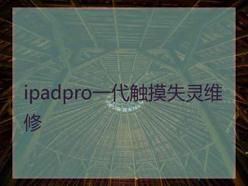 ipadpro一代触摸失灵维修