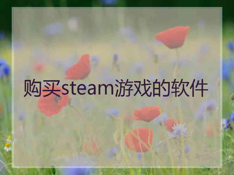 购买steam游戏的软件