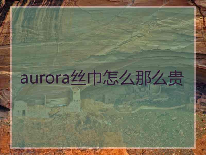 aurora丝巾怎么那么贵