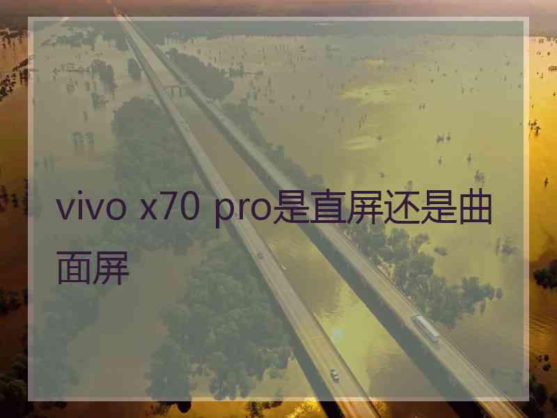 vivo x70 pro是直屏还是曲面屏