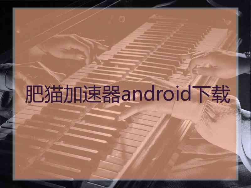 肥猫加速器android下载