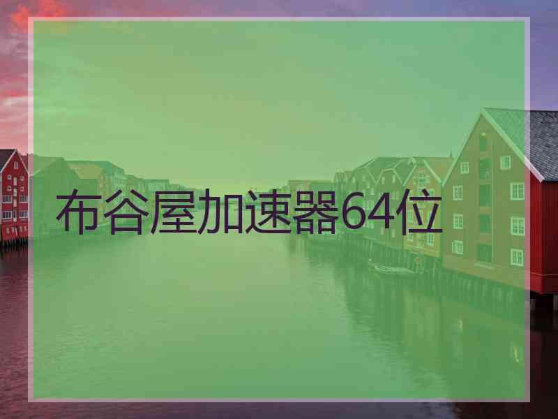 布谷屋加速器64位