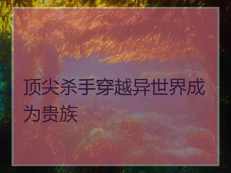 顶尖杀手穿越异世界成为贵族