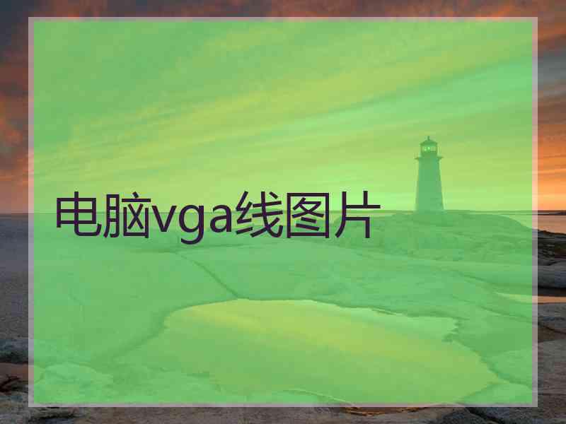 电脑vga线图片