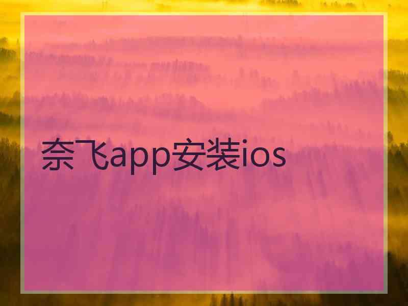 奈飞app安装ios