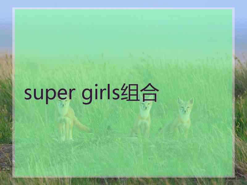 super girls组合