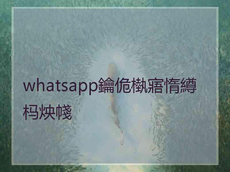 whatsapp鑰佹槸寤惰繜杩炴帴