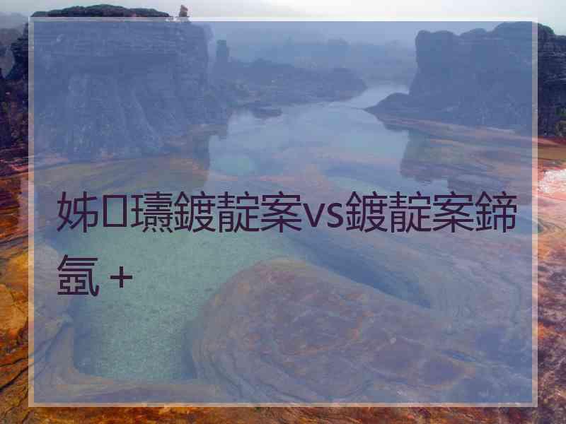 姊瓙鍍靛案vs鍍靛案鍗氬＋