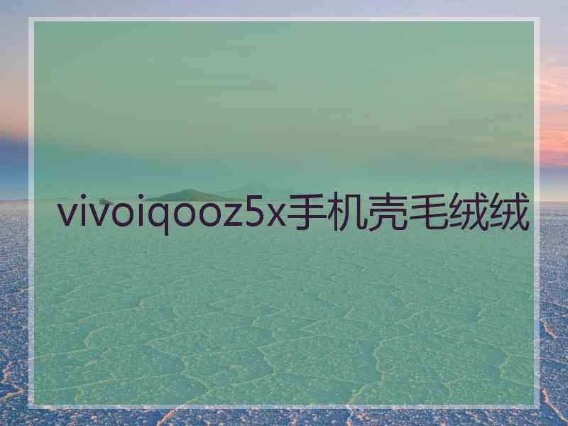 vivoiqooz5x手机壳毛绒绒