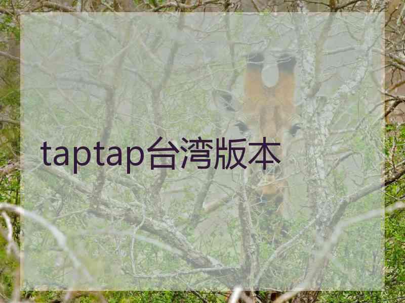 taptap台湾版本