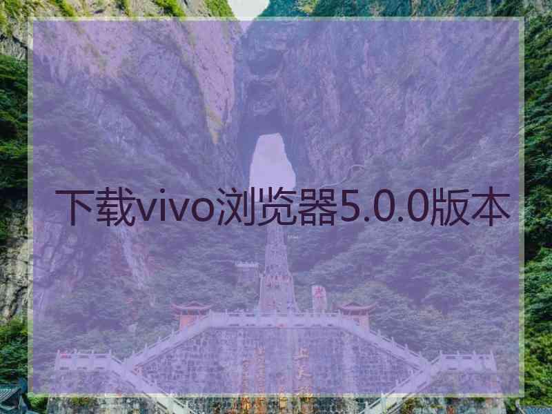 下载vivo浏览器5.0.0版本