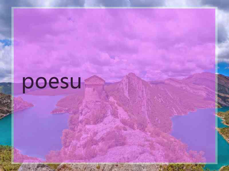 poesu